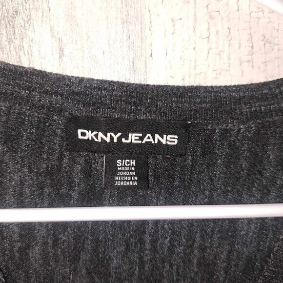 🧡DKNY Heather 3/4 Sleeve Top - Picture 2 of 4